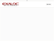 Tablet Screenshot of exaloc.com